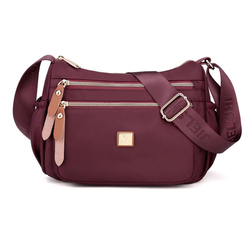 Nylon Shoulder Bag | Compact Design With Multiple Pockets - Durable & Stylish