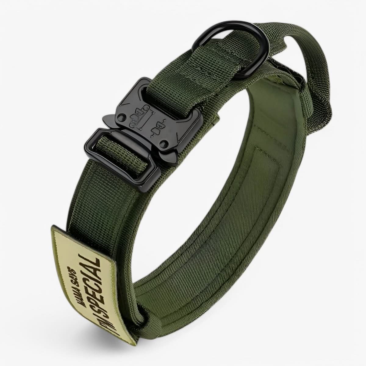 Nylon Dog Collar – Black, Sturdy Design for Medium and Large Dogs During Walks and Training Sessions 0