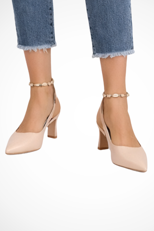 Octavia | Women's Black Slingback Kitten Heels – Pointed Toe Design 0