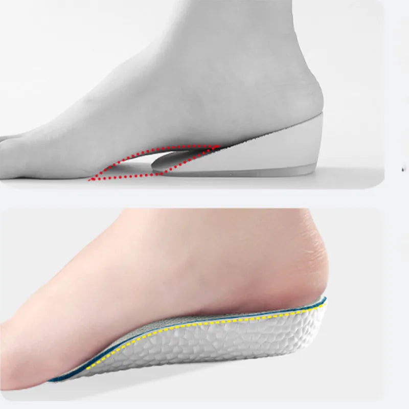 Orthopedic Insoles | Cushioned Half Lift, Three Heights