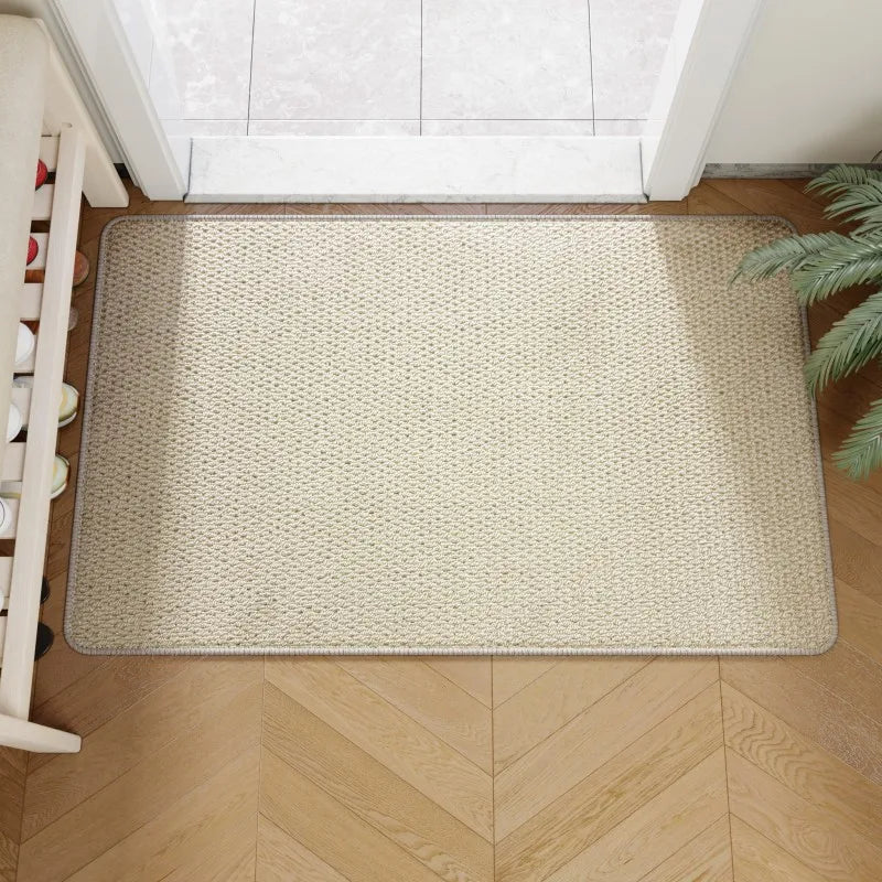 Outdoor Doormat | Faux Jute Textured Entrance Rug