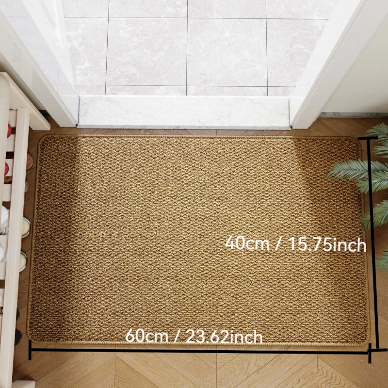 Outdoor Doormat | Faux Jute Textured Entrance Rug