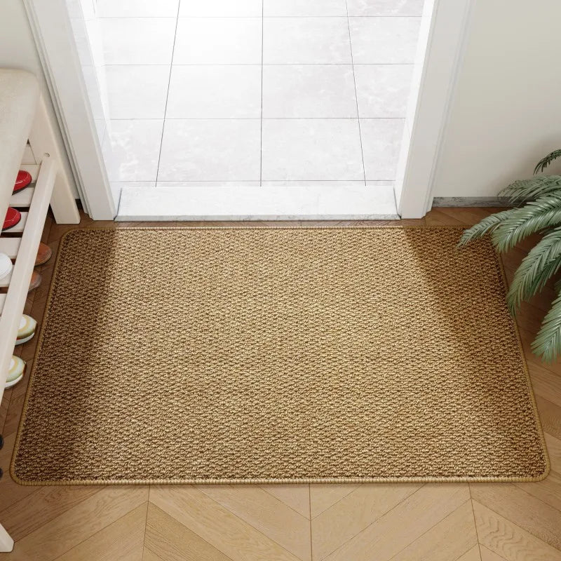 Outdoor Doormat | Faux Jute Textured Entrance Rug
