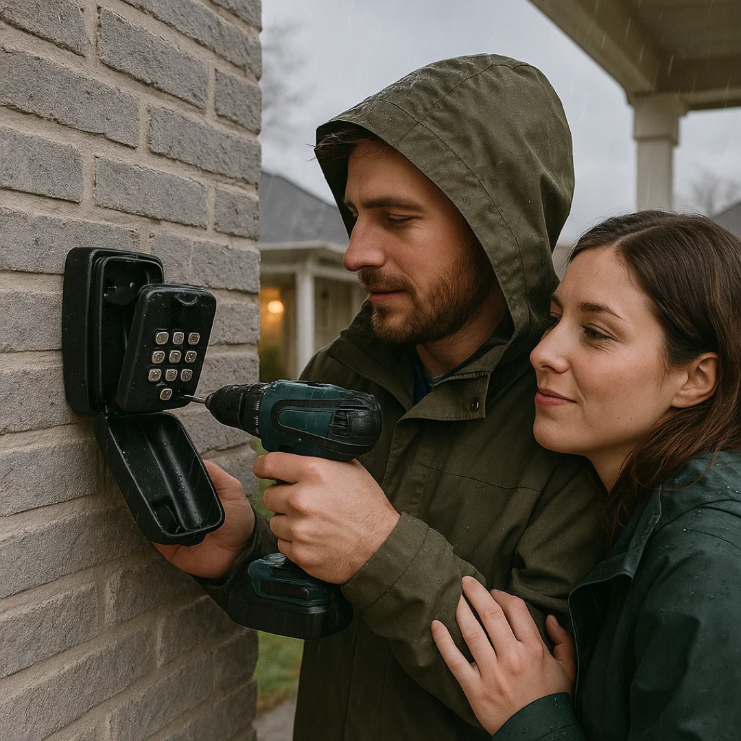 Outdoor Key Box | Wall Mounted Combination Key Safe