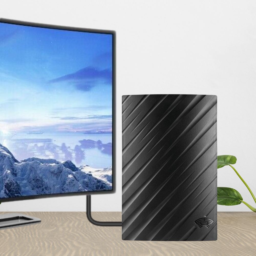 Amplified Indoor TV Antenna | 600-Mile Range, 39 dBi Gain, 75 Ω Impedance | HD & 4K Reception, 5 m Coaxial Cable Included 11