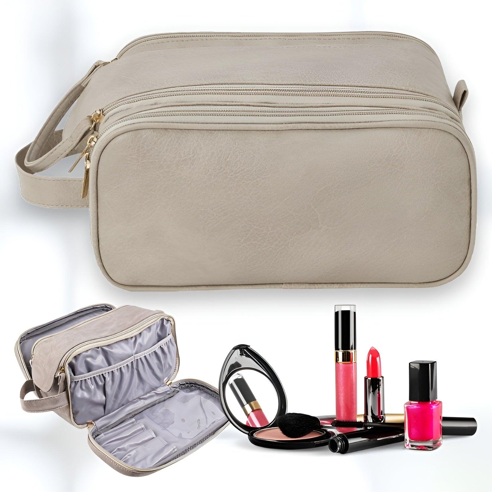 Pantino | Travel Makeup Bag with Durable Water-Repellent Nylon - Spacious Organizer Design 0