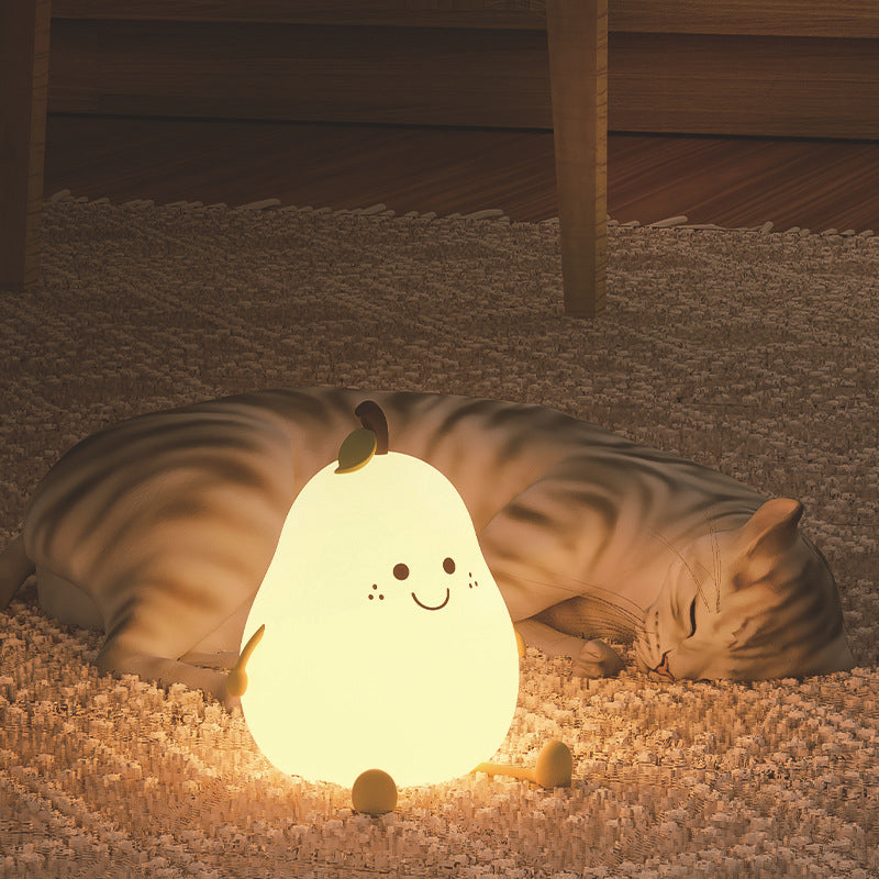 Pear Shaped Night Light With Soft Adjustable Glow 2