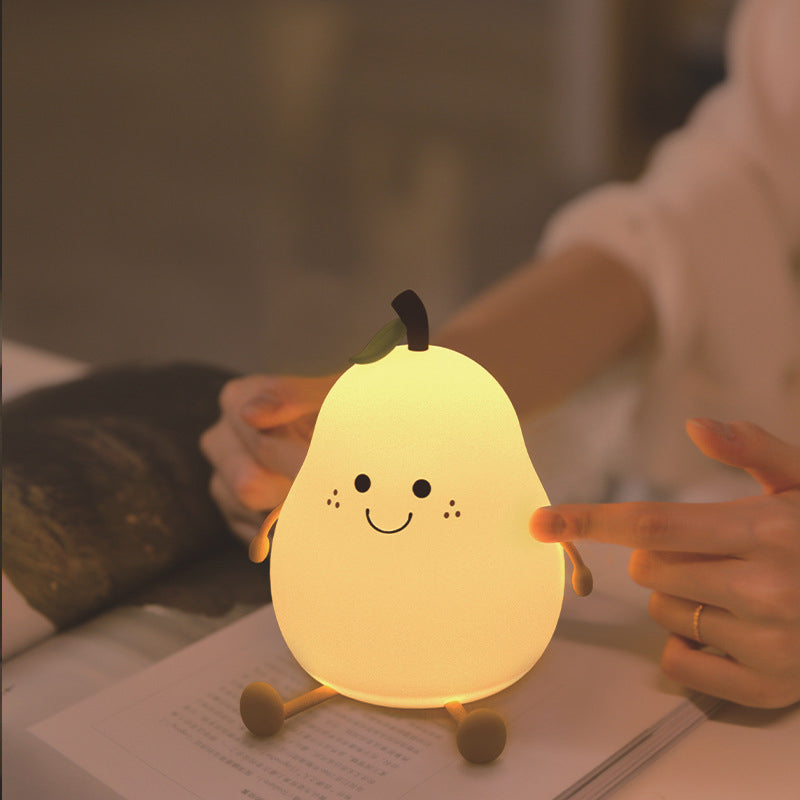 Pear Shaped Night Light With Soft Adjustable Glow 3