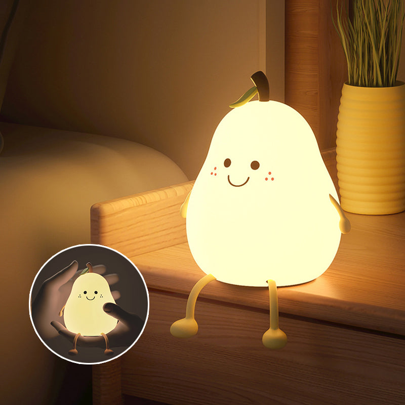 Pear Shaped Night Light With Soft Adjustable Glow 7