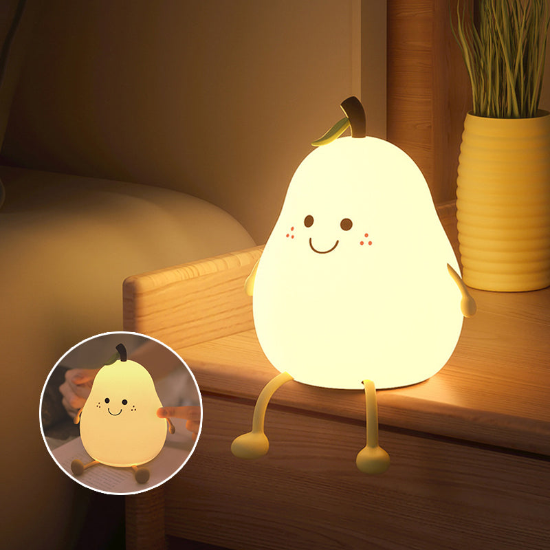 Pear Shaped Night Light With Soft Adjustable Glow 8