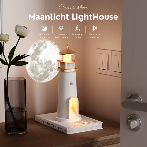 LightHouse™ | De Maanprojector die je Huis omtovert