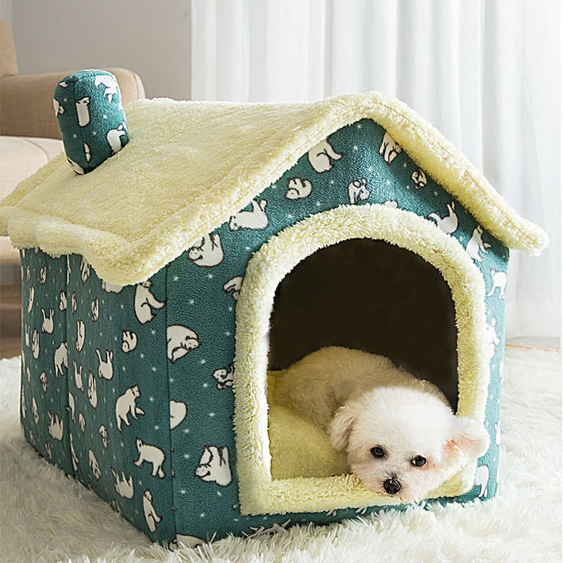 Pet House | Enclosed Cave Bed With A Removable Cushion