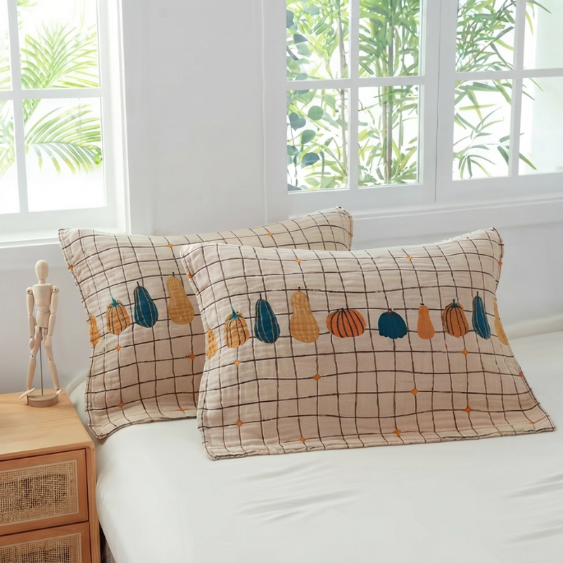 Pillowcase Set Decorative Printed Design Standard Pillow Set of 2 13