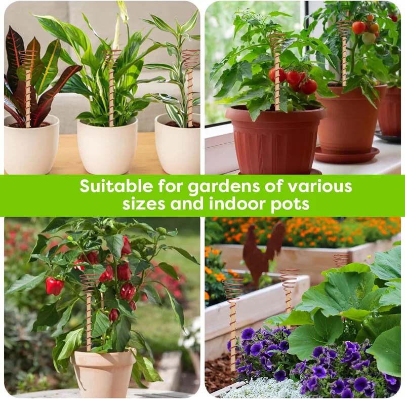 Plant Growth Antenna Stake Pure Copper Garden with No Electricity Needed