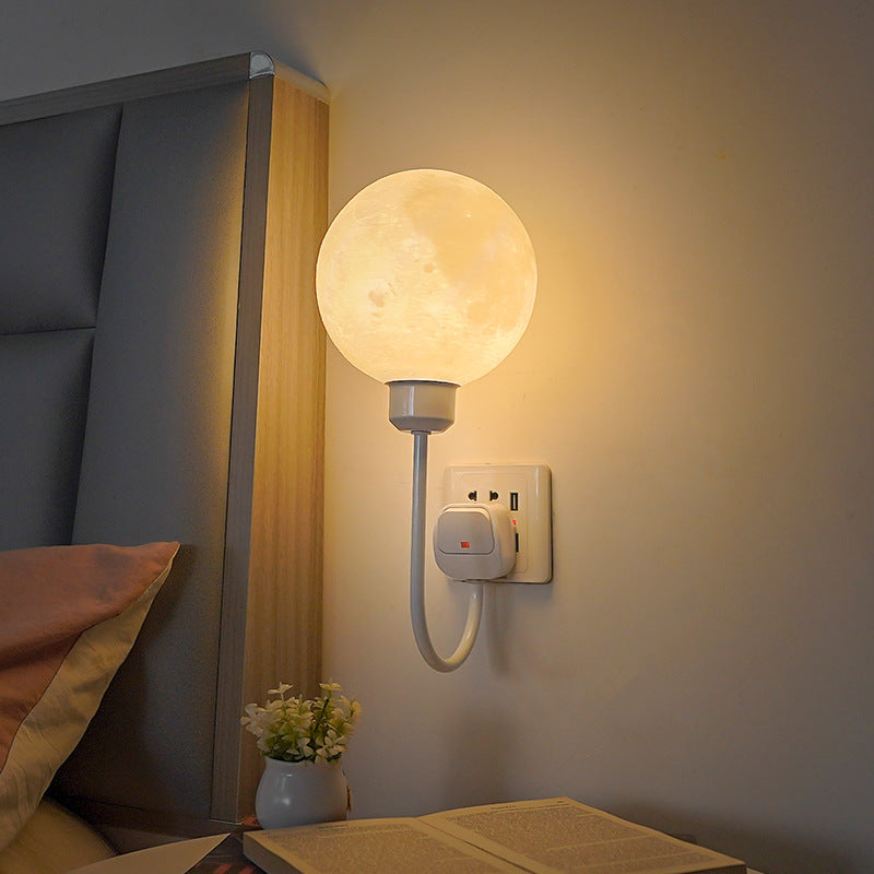 Plug-In Moon Wall Lamp 1