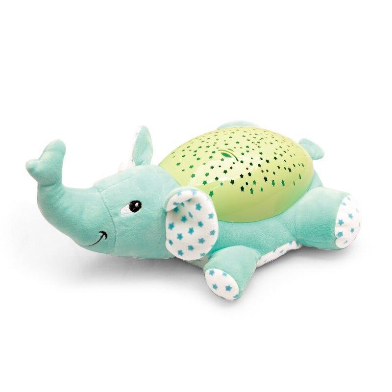 Plush Night Light Toy with Star Projector | Soothing Music & Soft Glow | Helps Babies Settle to Sleep Each Night
