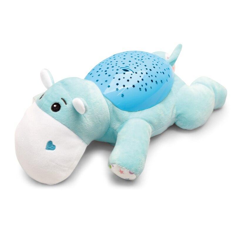 Plush Night Light Toy with Star Projector | Soothing Music & Soft Glow | Helps Babies Settle to Sleep Each Night
