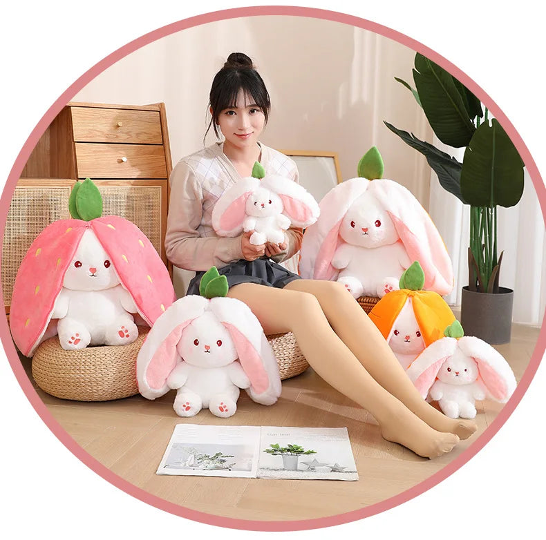 Plush Rabbit Toy Soft Fabric | Ultra-Soft Fabric with Cloud-Like Filling | CE Certified Comfort Companion for Everyday Hugs
