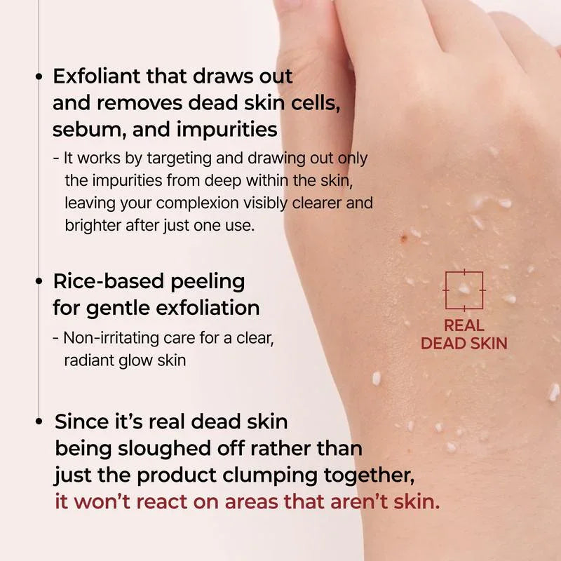 Pore Refining Rice Ampoule Serum for Women | Rice Bran Water & Clinical Acid Formula | Reduces Blackheads & Enlarged Pores