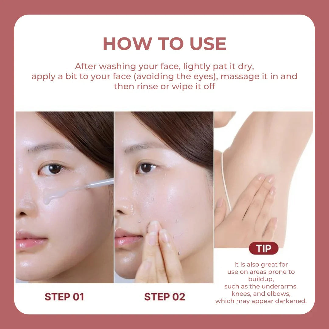 Pore Refining Rice Ampoule Serum for Women | Rice Bran Water & Clinical Acid Formula | Reduces Blackheads & Enlarged Pores