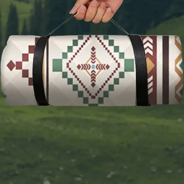 Portable Camping Blanket | Folding Mat With A Coated Base