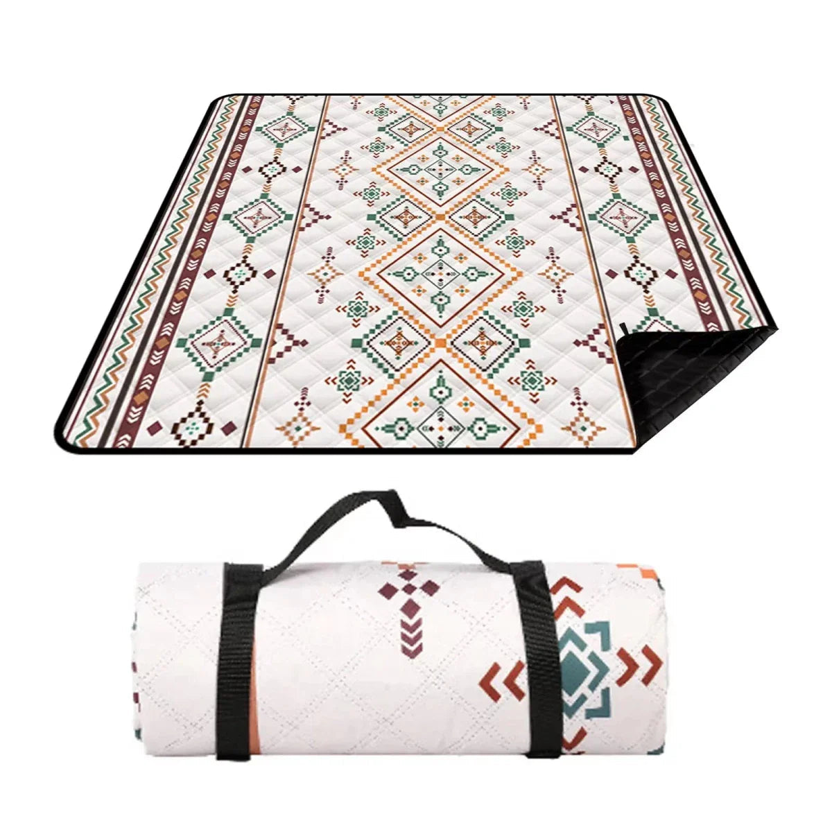 Portable Camping Blanket | Folding Mat With A Coated Base