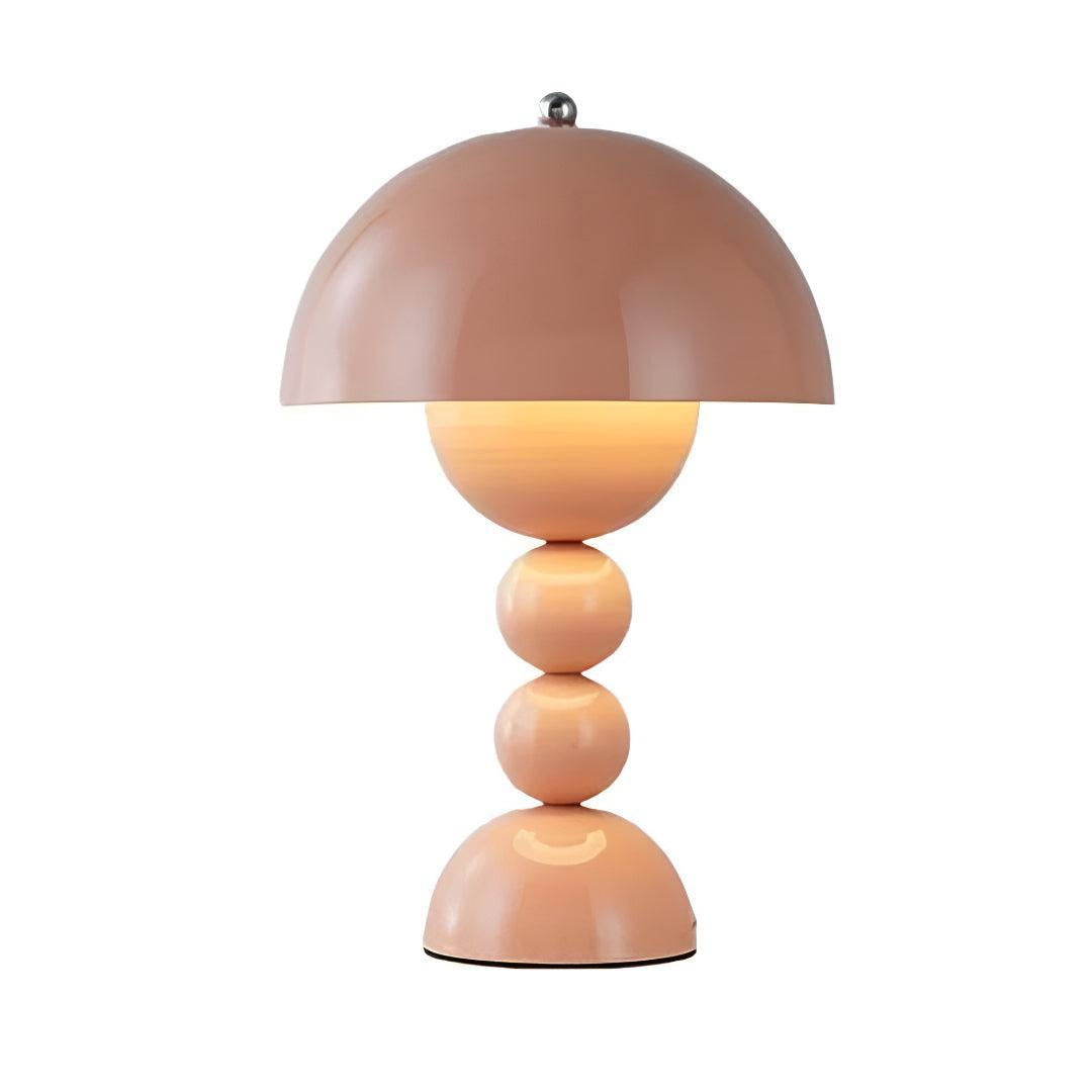 Portable Cordless Table Lamp With Rechargeable Battery and Push Button Switch