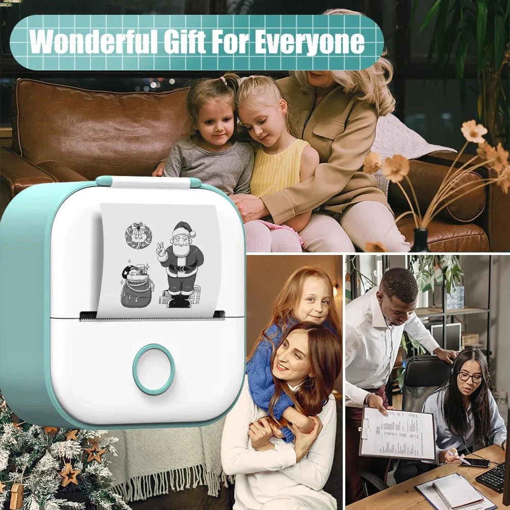 Portable Printer | Mini Pink Thermal Photo Printer