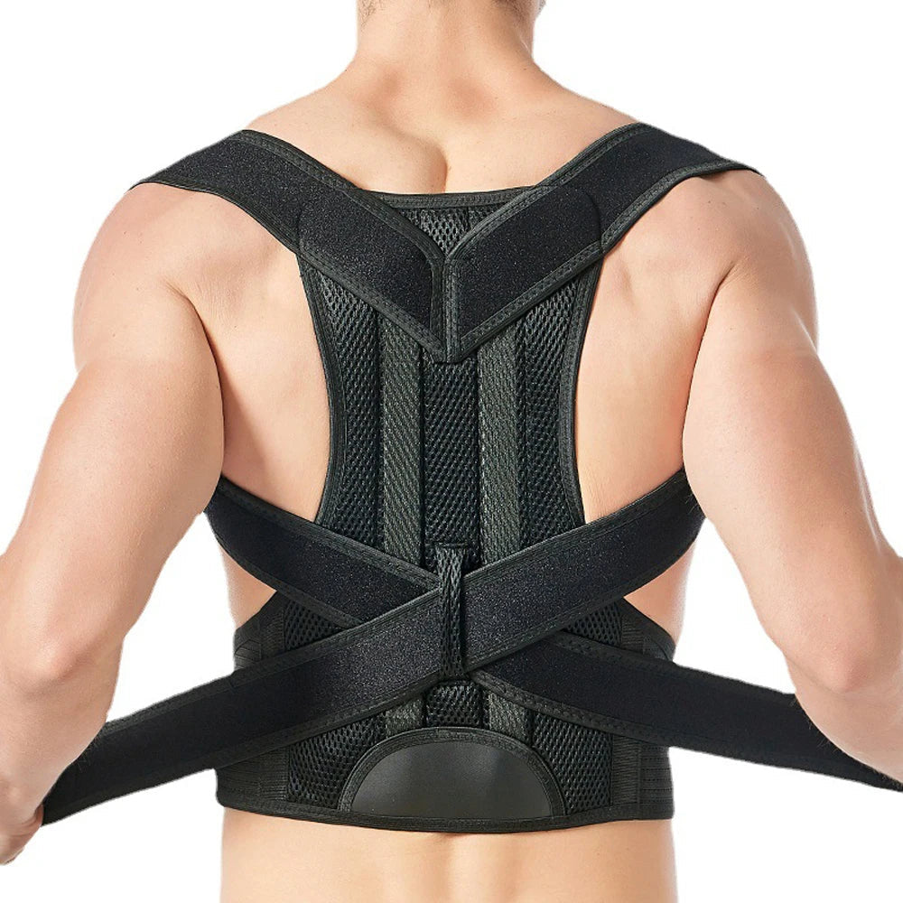 Posture Corrector – Upper Back & Shoulder Support | Adjustable Brace for Daily Wear at Home or Work 0