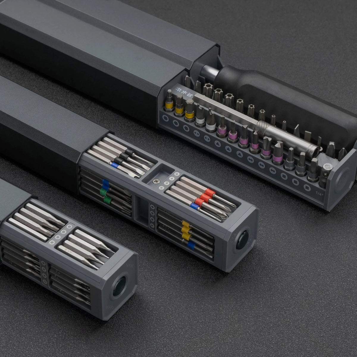 Precision Screwdriver Set | Sliding Case, Colour Coded