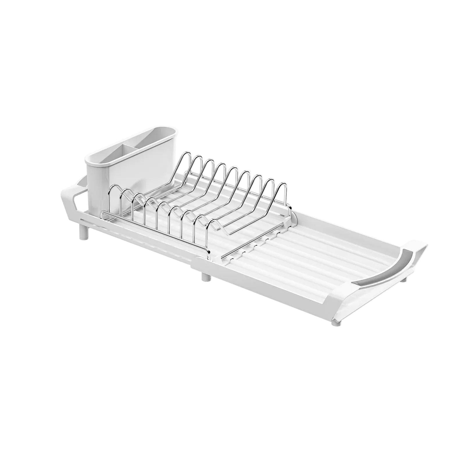 Pull-Out Dish Drying Rack Multi-Purpose Expandable Kitchen Dish Drainer 0