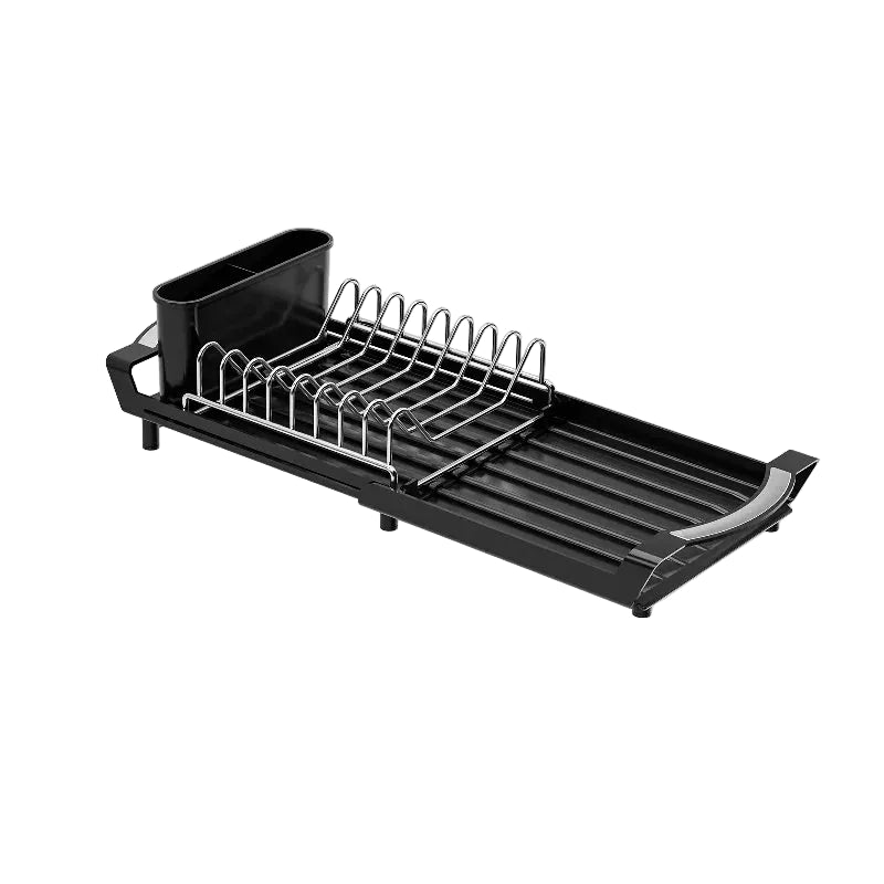 Pull-Out Dish Drying Rack Multi-Purpose Expandable Kitchen Dish Drainer 5