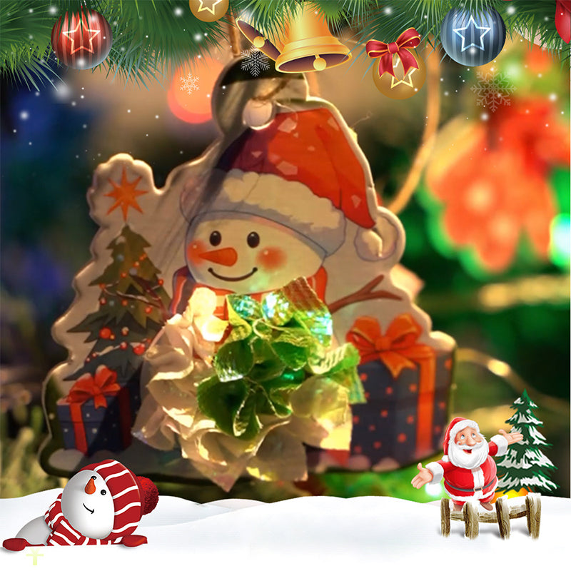Puncture Painting Christmas Ornaments DIY Kit | 24 Themed Designs with Pen, Rope & Cloth | Paper Craft Activity for Kids