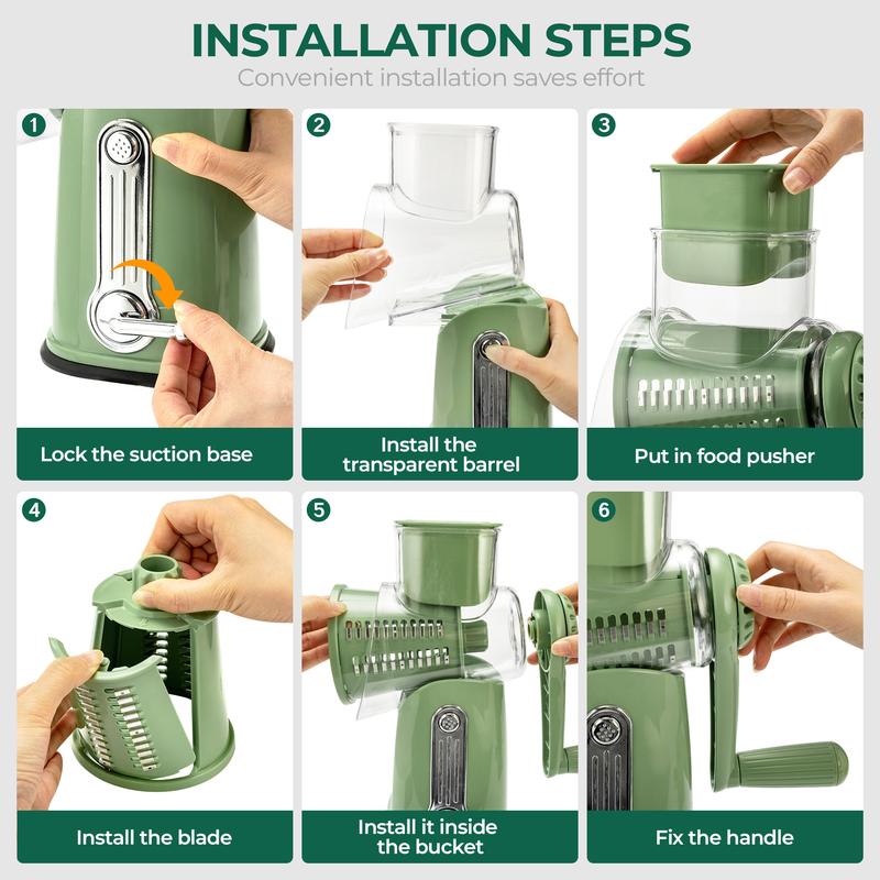 QuickSlice Rotary Kitchen Tool 2
