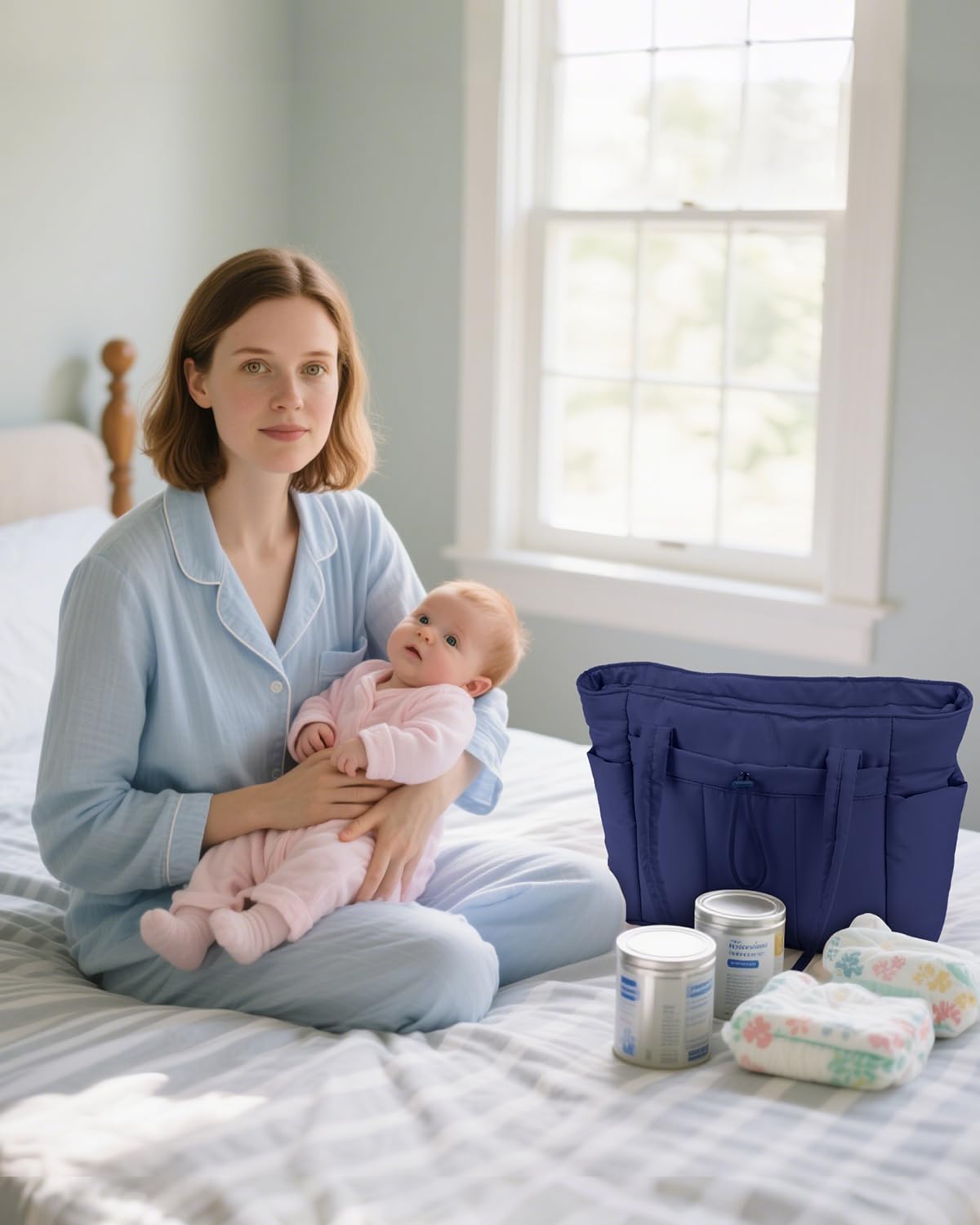 Quilted Puffer Tote Bag | Laptop Sleeve & Cup Holder - Spacious 20L Capacity