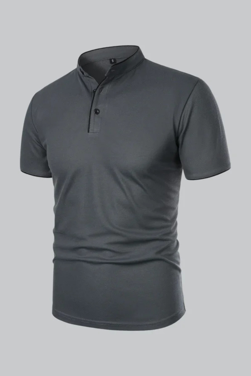 Rafferty | Men's Polo Shirt - Collarless Slim Fit Design in Cotton