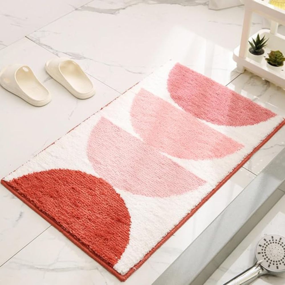 Rainbow Comfort | Microfiber Bath Mat – Non-Slip Backing, 50x80 cm