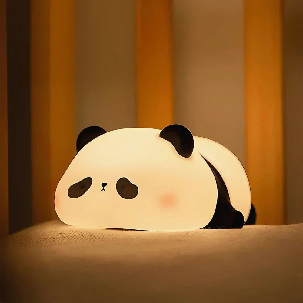 Rechargeable Animal Night Light | Soft-Touch Silicone, 3 Brightness Levels | USB Rechargeable, Auto-Timer for Calm Bedtime