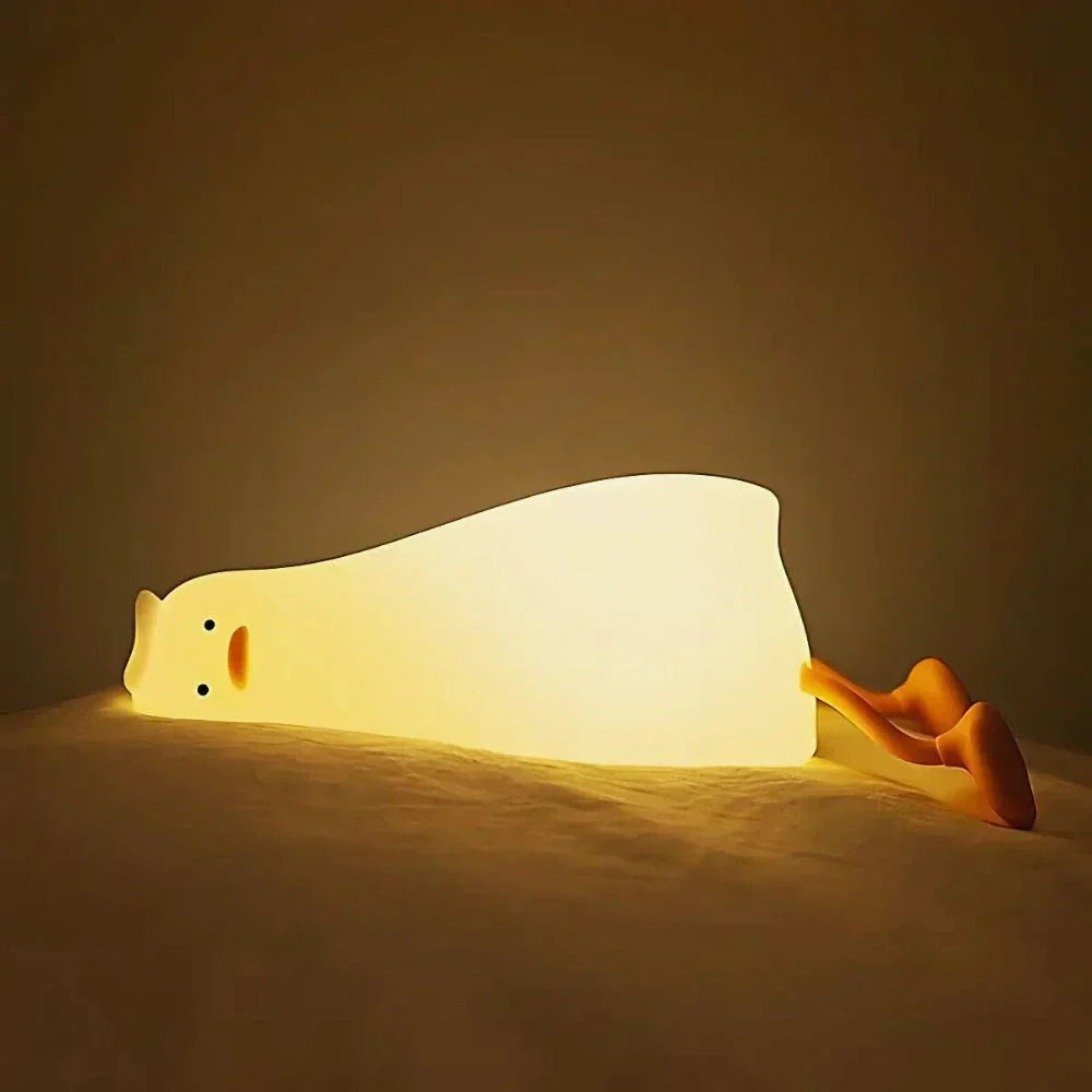 Rechargeable Animal Night Light | Soft-Touch Silicone, 3 Brightness Levels | USB Rechargeable, Auto-Timer for Calm Bedtime