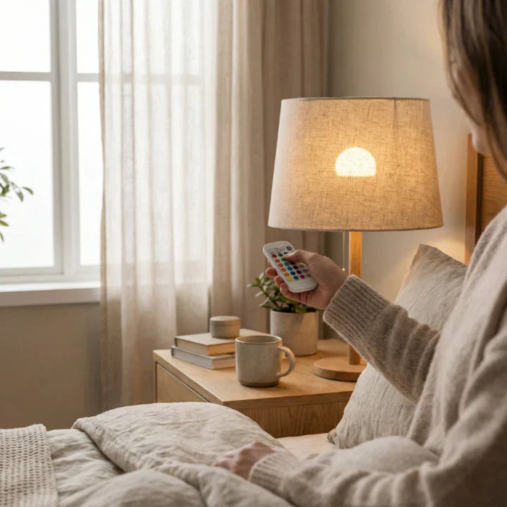 Rechargeable RGB LED Lamp | LumiGo E27 Colour-Changing Bulb