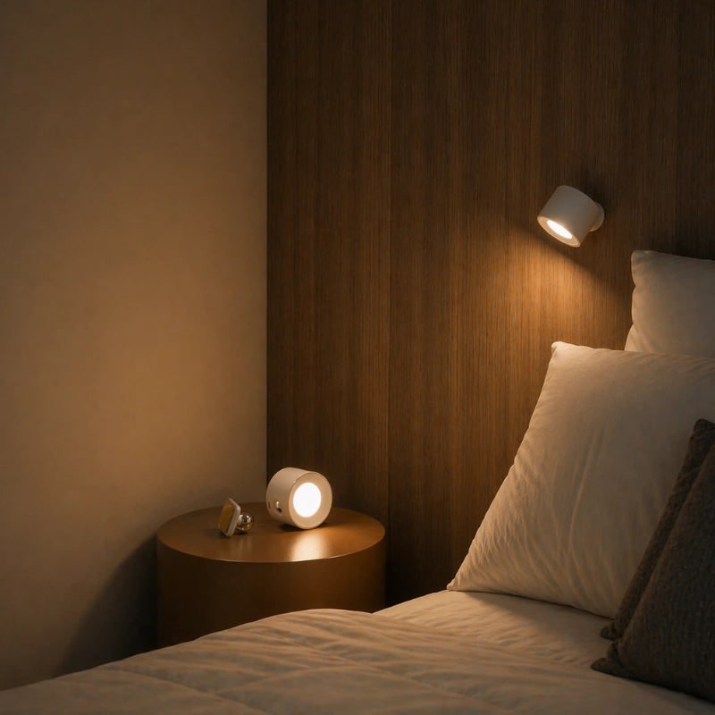 Rechargeable Wall Sconce, Magnetic Ball Joint Mount | Touch or Remote Control, 3 Colours | Cordless LED, No Wiring