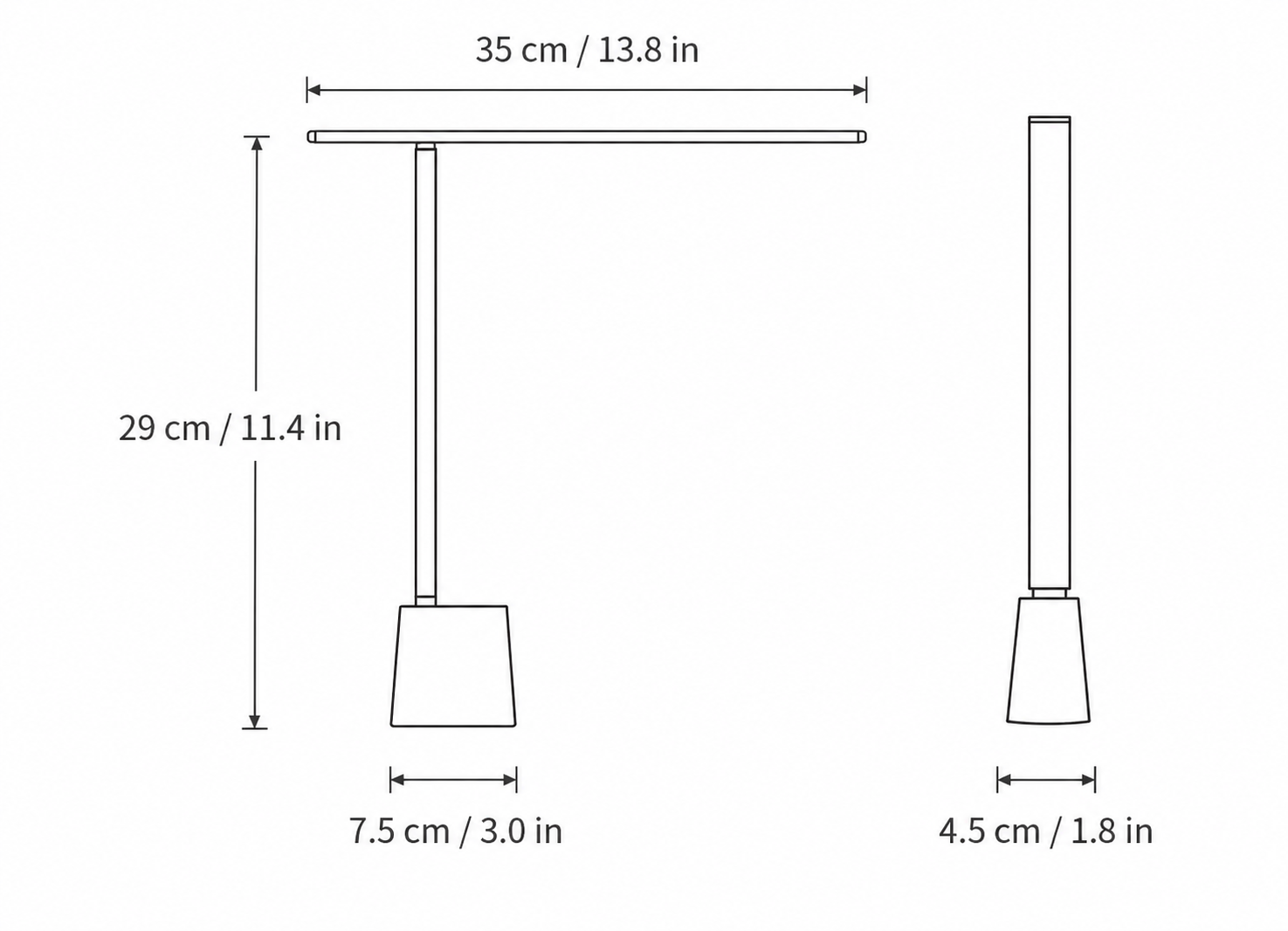 Rechargeable Foldable Smart LED Desk Lamp 6