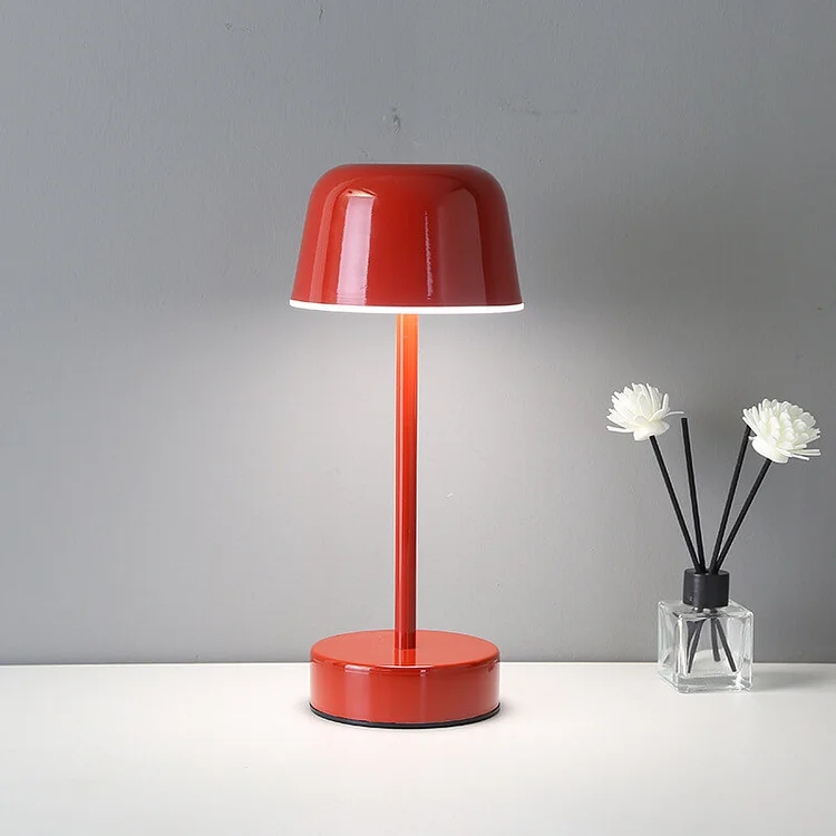 Rechargeable Table Lamp, Iron, 12 x 28 cm | 5 Colours, Cordless Design | Dimmable, 3 Light Modes, 10-16h Battery 7