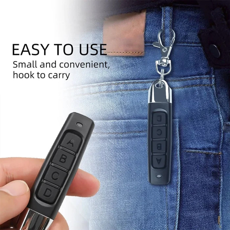 Remote Control Duplicator 4-in-1 | Clones Garage Door Openers & Car Key Remotes | 315/433MHz Infrared Signal Copier Device