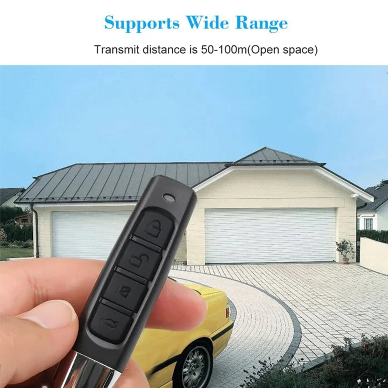Remote Control Duplicator 4-in-1 | Clones Garage Door Openers & Car Key Remotes | 315/433MHz Infrared Signal Copier Device