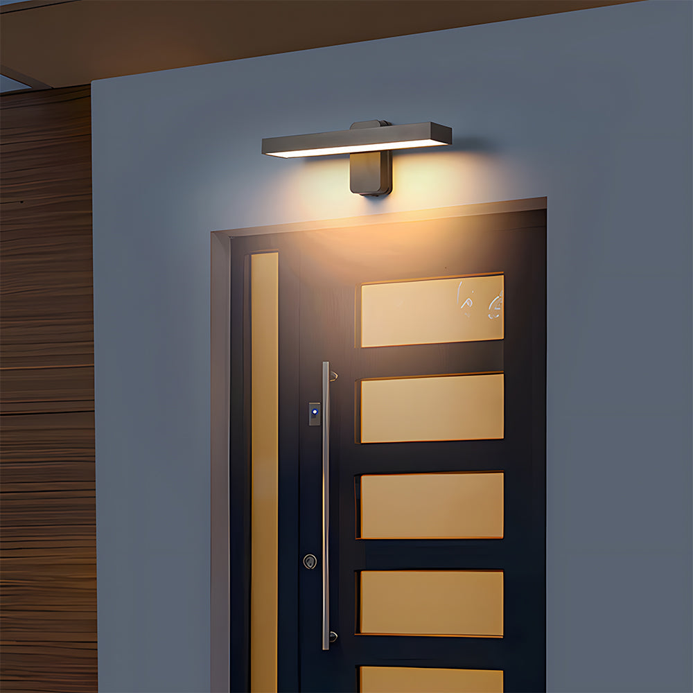 Aluminium Outdoor Wall Light | Four Sizes 20-50cm, IP65 Waterproof | Warm White LED, Wall Switch or Motion Sensor 2