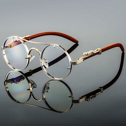 RetroStyle | Oval Metal Sunglasses with UV Protection - Lightweight Frame Design 6