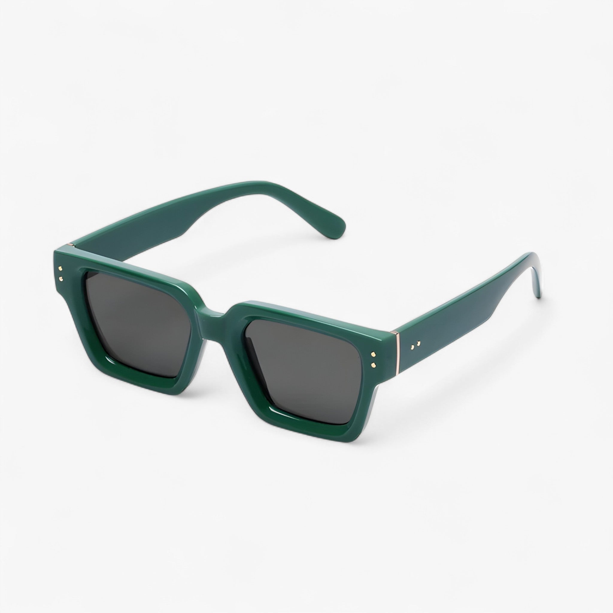 Riley | Square Black Sunglasses with UV400 Protection - Unisex Design