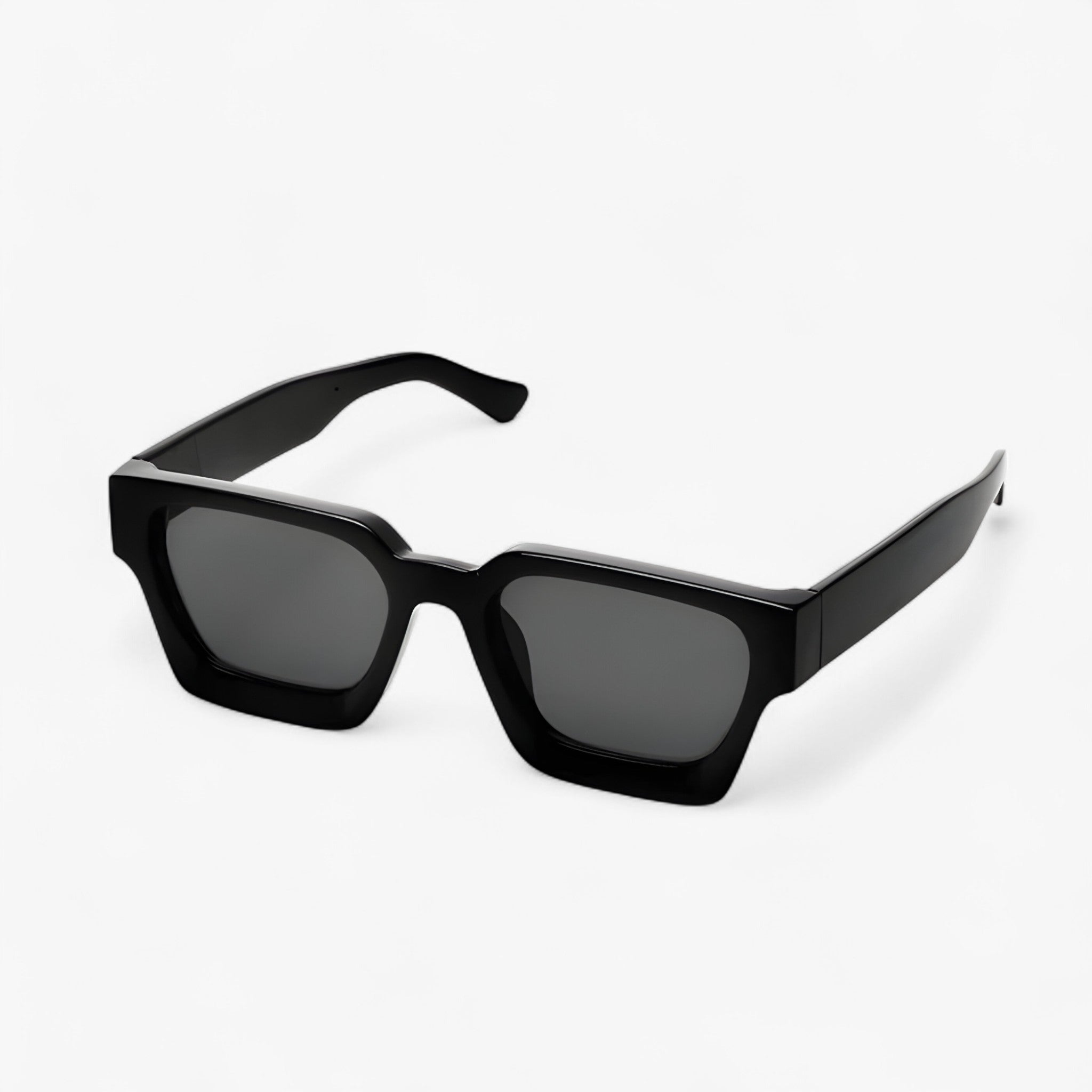 Riley | Square Black Sunglasses with UV400 Protection - Unisex Design