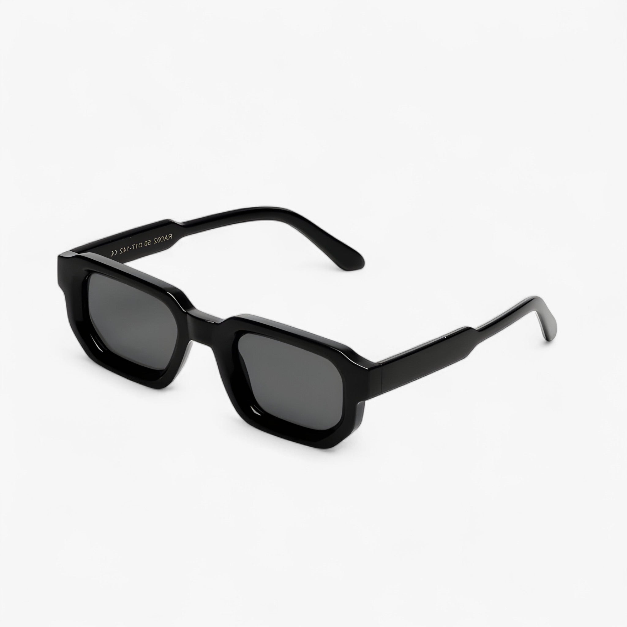 Riley | Square Black Sunglasses with UV400 Protection - Unisex Design